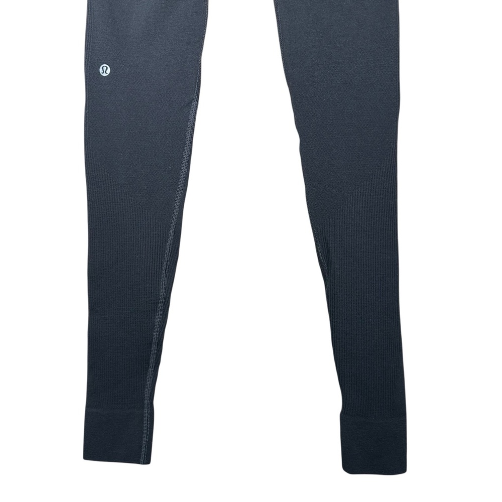 LULULEMON Keep The Heat Thermal Wool Blend Leggings 27" in Black - Picture 9 of 12